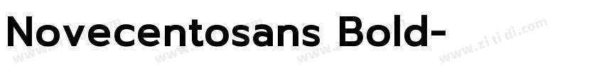 Novecentosans Bold字体转换
